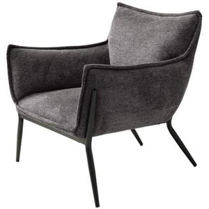 Giga Living - Fauteuil Calgary Stof Donkergrijs