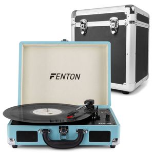 Fenton RP115 platenspeler met Bluetooth en platenkoffer