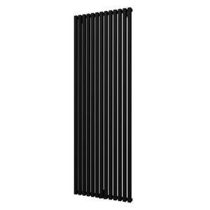 Handdoekradiator BWS Siela Enkel 180 x 60,6 cm Mat Zwart