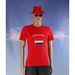 Rood heren t-shirt Holland