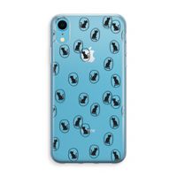 Miauw: iPhone XR Transparant Hoesje Miauw: iPhone XR Transparant Hoesje