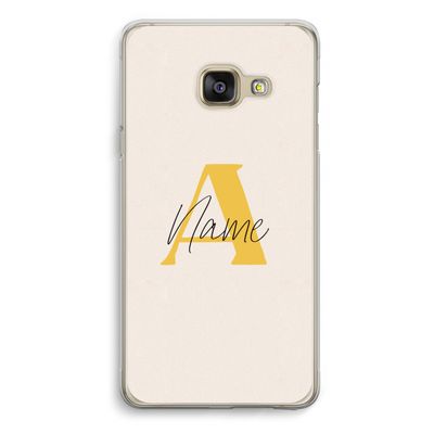 Amber Script: Samsung A3 (2017) Transparant Hoesje