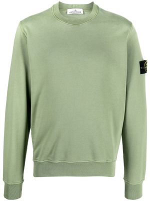 Stone Island sweat à patch logo - Vert
