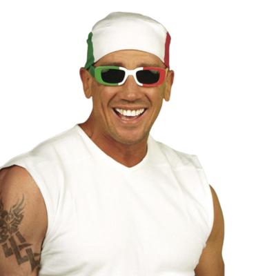 Bandana Italie - 55 cm - hoofddoek - Italiaanse vlag - accessoires