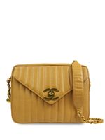 CHANEL Pre-Owned sac porté épaule à matelassage Mademoiselle (1995) - Jaune - thumbnail