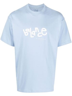 OBJECTS IV LIFE t-shirt Balance à imprimé graphique - Bleu
