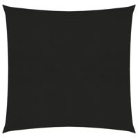 Zonnezeil 160 g/m 6x6 m HDPE zwart