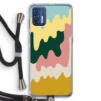 Baar B: Motorola Moto G9 Plus Transparant Hoesje met koord