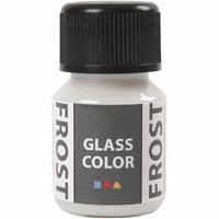 Creativ Company Glass color frost, wit, 30 ml/ 1 fles