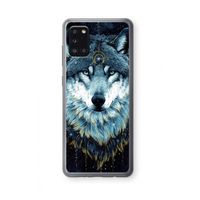 Darkness Wolf: Samsung Galaxy A31 Transparant Hoesje