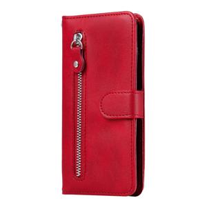 Samsung Galaxy A35 hoesje - Bookcase - Pasjeshouder - Portemonnee - Rits - Kunstleer - Rood