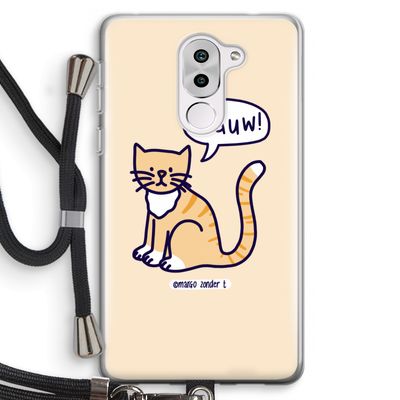 Miauw: Honor 6X Transparant Hoesje met koord