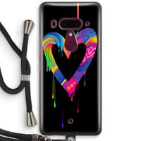 Melts My Heart: HTC U12+ Transparant Hoesje met koord