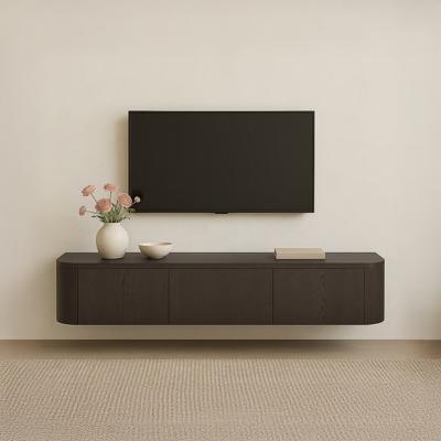 Livingfurn Hangend TV-meubel 'Novero' Eiken, 180cm, kleur Espresso
