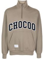 CHOCOOLATE sweat à logo appliqué - Marron