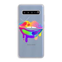 Lip Palette: Samsung Galaxy S10 5G Transparant Hoesje