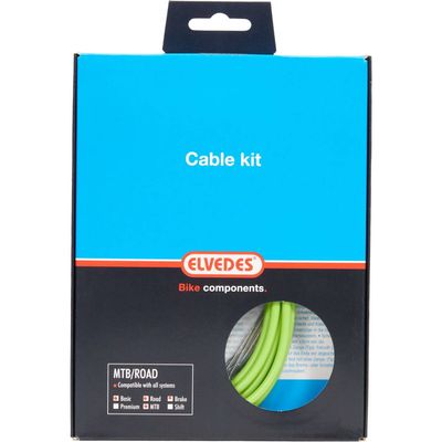Elvedes Remkabelkit ATB/race universeel groen 2015015 Elvedes Remkabelkit ATB/race universeel groen 2015015