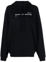 Off-White hoodie à slogan imprimé - Noir