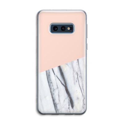 A touch of peach: Samsung Galaxy S10e Transparant Hoesje