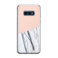A touch of peach: Samsung Galaxy S10e Transparant Hoesje