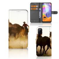 Samsung Galaxy A31 | Telefoonhoesje | Met pasjeshouder | Design Cowboy