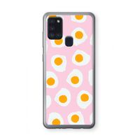 Dancing eggs: Samsung Galaxy A21s Transparant Hoesje Dancing eggs: Samsung Galaxy A21s Transparant Hoesje