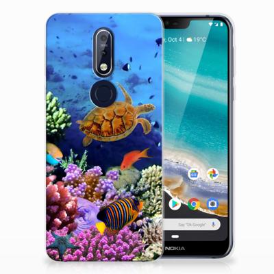 Nokia 7.1 | TPU Hoesje | Vissen