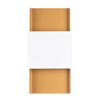 Wandlamp DURLIN goud/wit