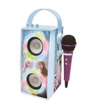 THE SNOW QUEEN Trendy draagbare Bluetooth speaker met microfoon en lichteffecten LEXIBOOK