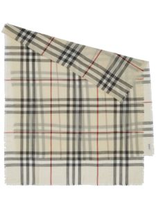 Burberry écharpe en laine à motif Vintage Check - Tons neutres
