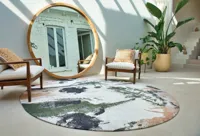 Louis de Poortere - Rond Vloerkleed Fresque Indian Rice 9393 Rond - 240 cm rond