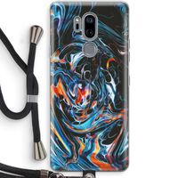 Black Unicorn: LG G7 Thinq Transparant Hoesje met koord