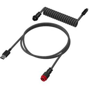 HyperX 6J679AA kabel voor toetsenborden/muizen Zwart, Grijs 1,37 m USB Type-A, USB Type-C