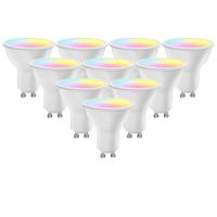 Set 10x GU10 Smart LED lamp 5Watt RGBW WIFI