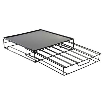 Koffiecapsule organizer DKD Home Decor 28,7 x 32 x 7 cm Zwart Metaal