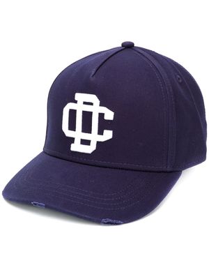 DSQUARED2 casquette à logo brodé - Bleu