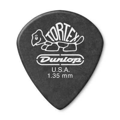 Dunlop Tortex Pitch Black Jazz III 1.35mm Plectrum - Per Stuk