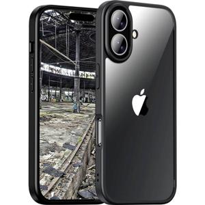 JT Berlin BackCase Pankow Hybrid Backcover Apple iPhone 16 Plus Zwart, Transparant Inductieve lading