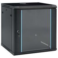 VidaXL Netwerkkast voor aan de muur 12u 19" ip20 600x600x640 mm