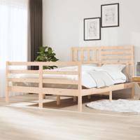 Bedframe zonder matras massief hout 120x200 cm