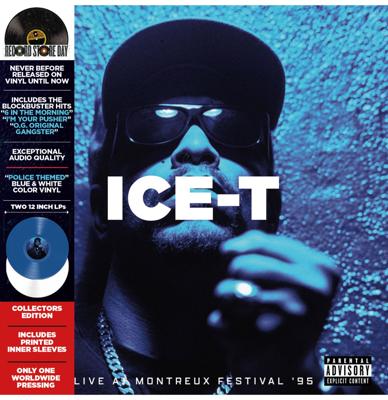 Ice-T - Live In Montreux Festival (Donker Blauw & Wit Vinyl) (Record Store Day 2025) 2LP
