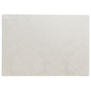 Stevige luxe Tafel placemats Amatista wit 30 x 43 cm