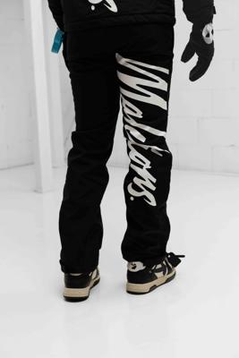 Malelions Polar Ski Broek Heren Zwart - Maat M - Kleur: WitZwart | Soccerfanshop