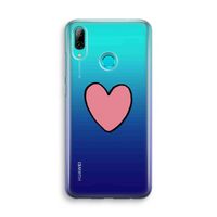 Hartje: Huawei P Smart (2019) Transparant Hoesje