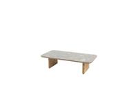 Lucas salontafel teak 120 x 60 x 30 cm Met keramiek terrazzo tafelblad 4SO - 4so