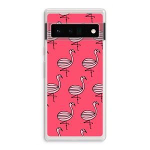 Flamingo: Google Pixel 6 Pro Transparant Hoesje