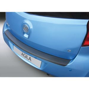 Bumper beschermer passend voor Opel Agila 2008-2015 Zwart GRRBP994