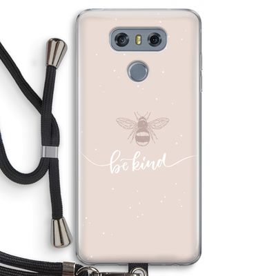 Be(e) kind: LG G6 Transparant Hoesje met koord