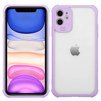 iPhone 11 Pro Max hoesje - Backcover - Camerabescherming - Anti shock - TPU - Paars