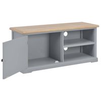 The Living Store tv-meubel X - TV-meubels - 90x30x40cm - grijs/houtkleur